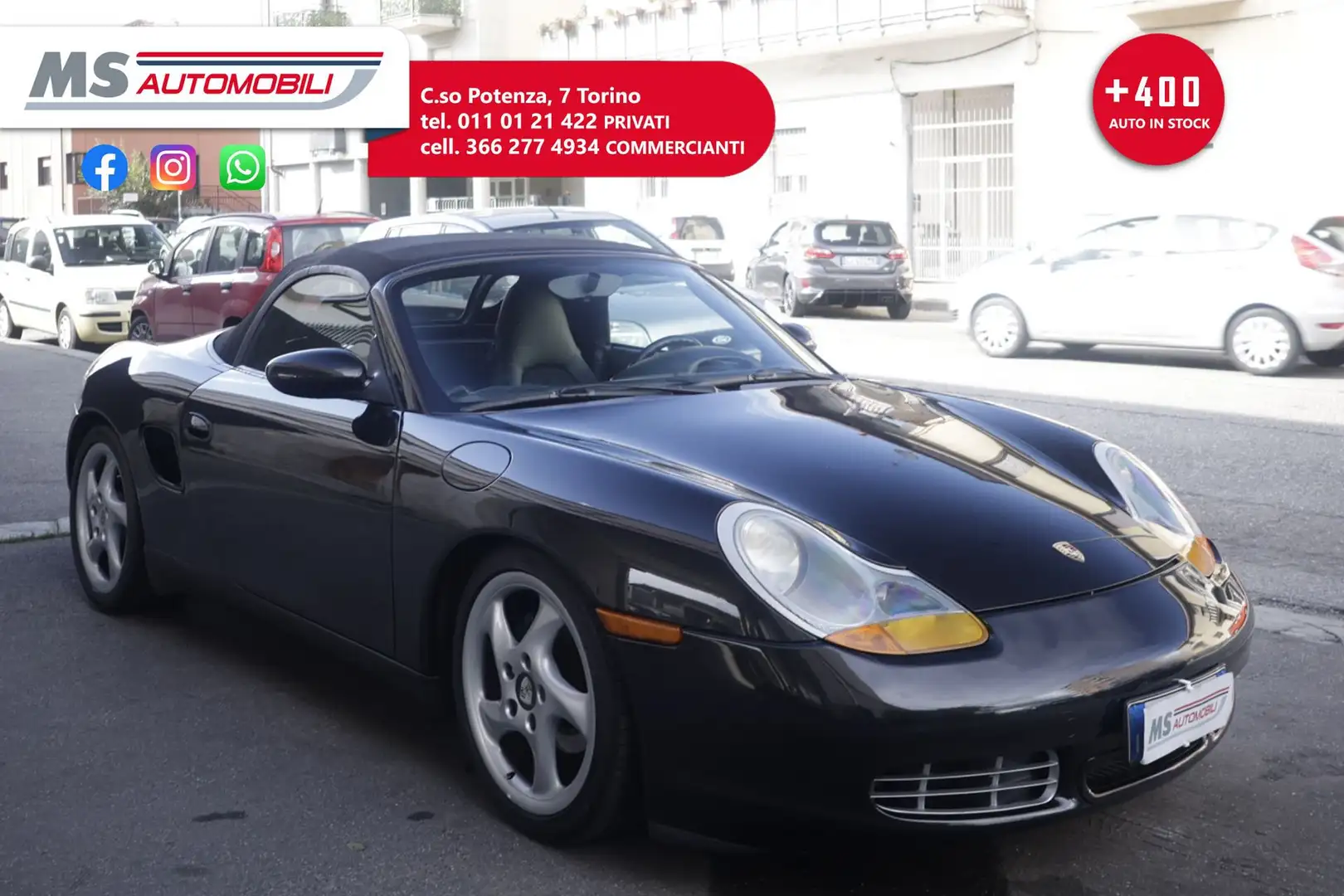 Porsche Boxster Porsche Boxster 2.7i 24V cat 162KW ANNO 2001 Nero - 1