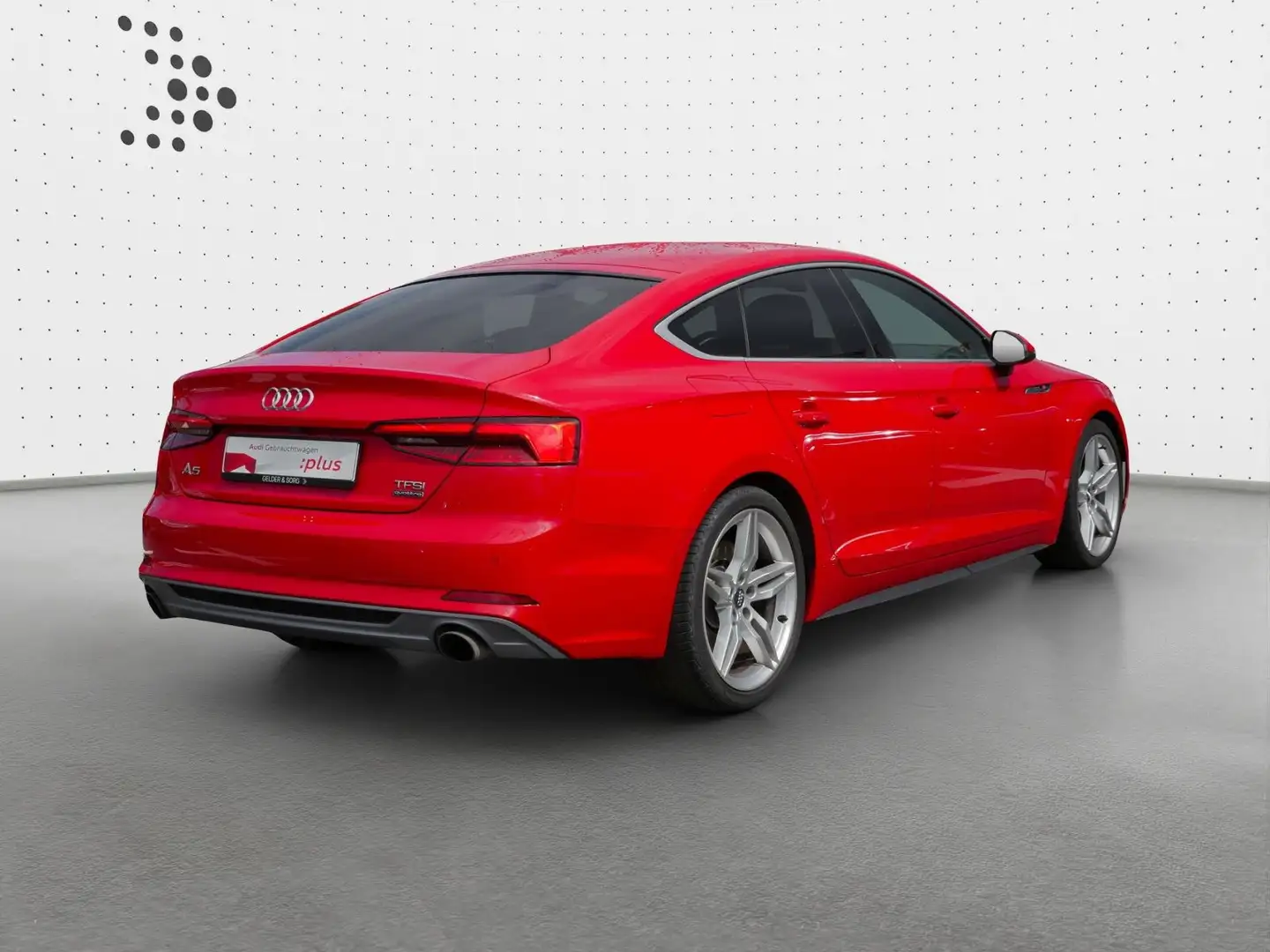 Audi A5 2.0 TFSI qu. S line RFK*LED*GRA Rouge - 2