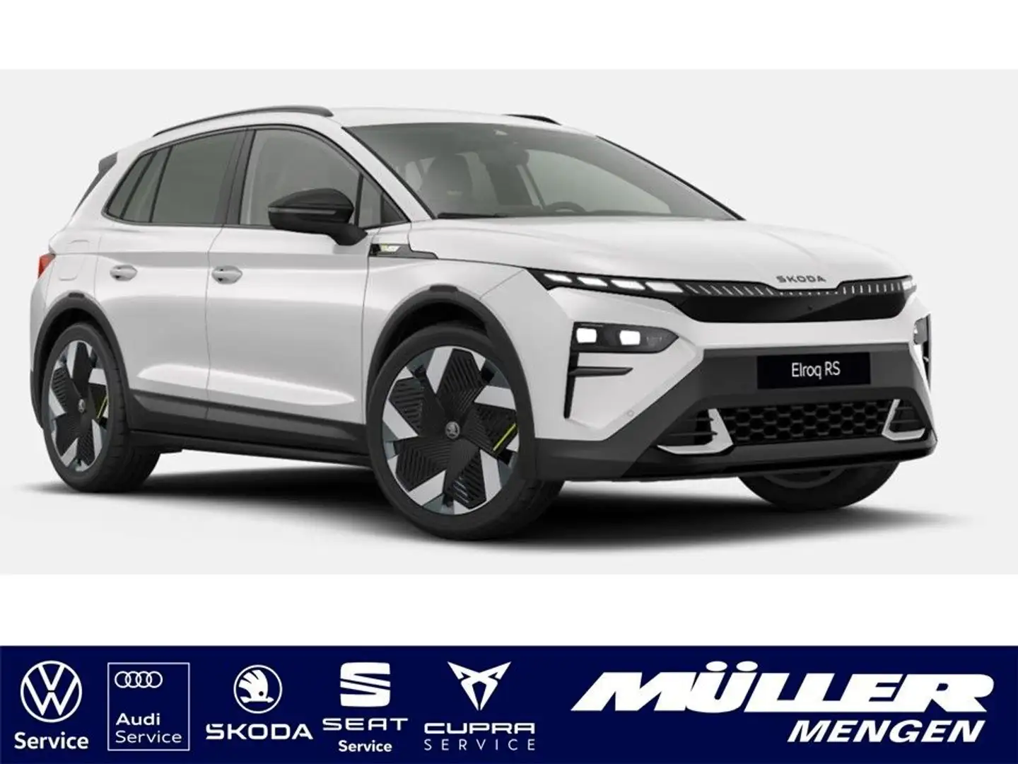 Skoda Elroq RS 84kWh Batterie Maxx|AHK|21 Zoll|Winter Blanc - 1