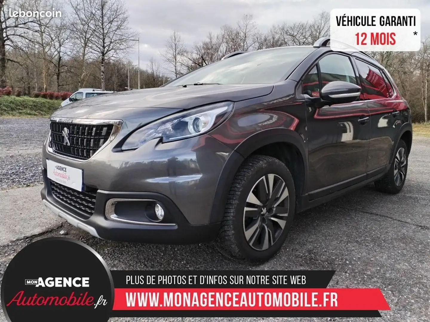 Peugeot 2008 (2) 1.2 I 110 CV S&S 6CV ALLURE EAT6 Gris - 1