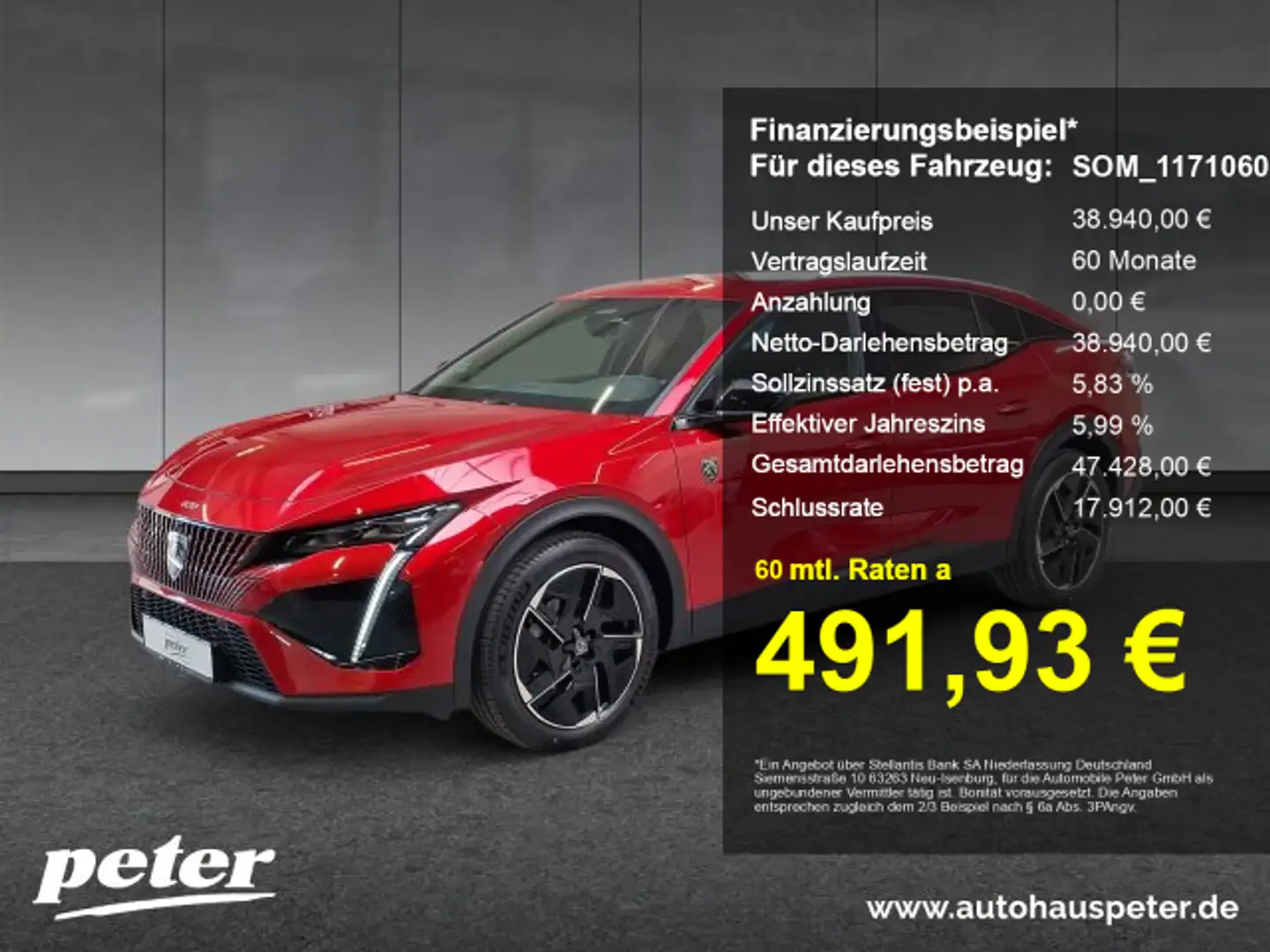 Peugeot 408 408 GT Hybrid 136 eDSC +Navi+Kamera+Premium+ Rot - 1
