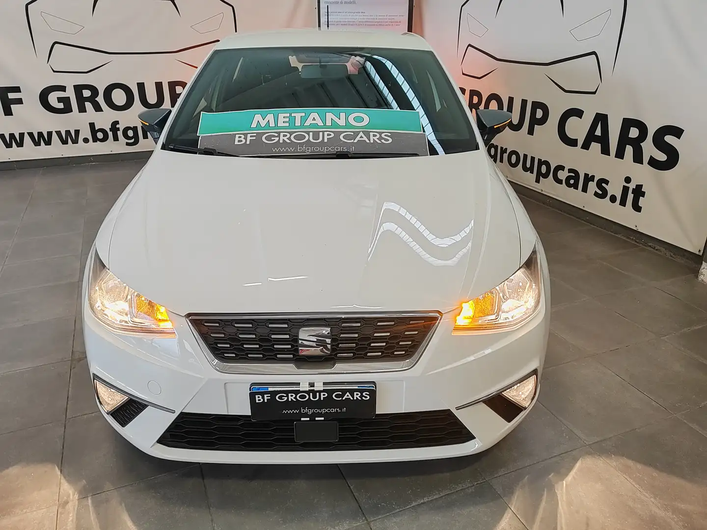 SEAT Ibiza excellence 1.0 tgi 90 cv metano Bianco - 1