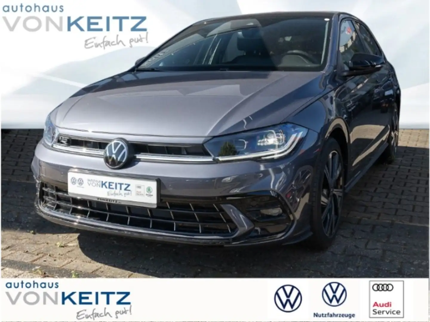 Volkswagen Polo R-Line 1.0 TSI Sportpaket Navi Digitales Cockpit L Grau - 1