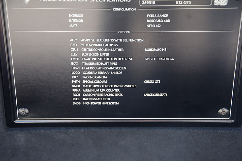 Ferrari 812 GTS *LIFT*Racingseats*Kamera*Grigio GTS* — photo 15