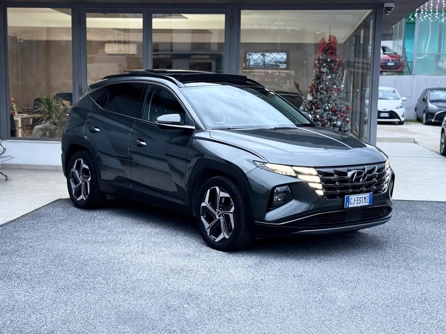 Hyundai TUCSON 1.6 T-GDI Hybrid 180CV E6 - 2022 Grigio - 1
