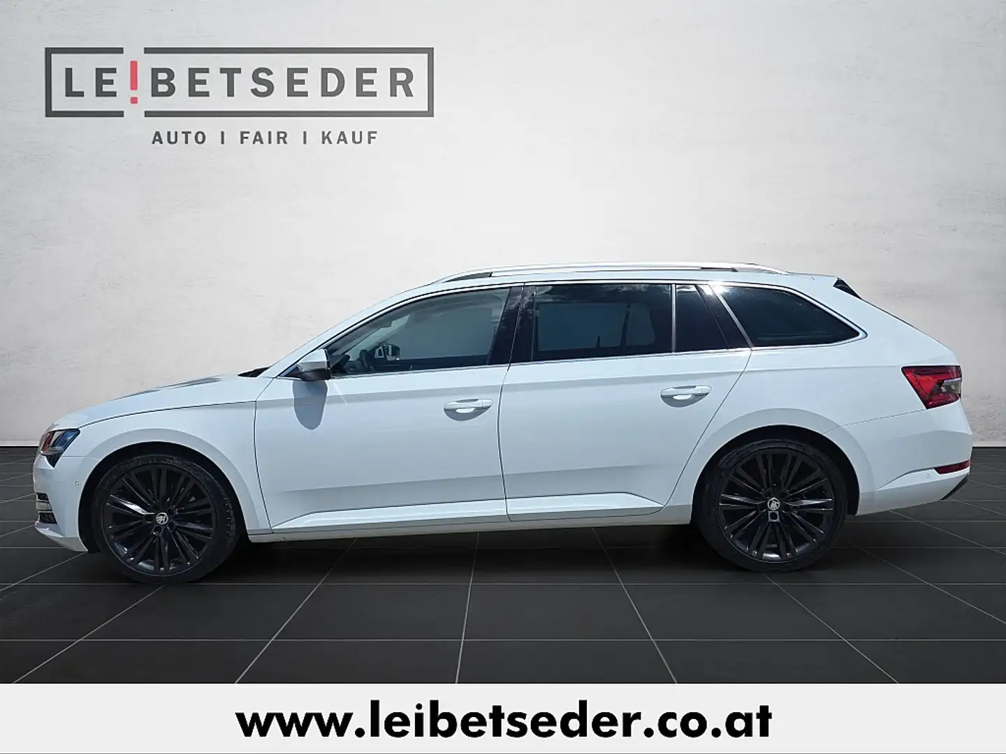 Skoda Superb Kombi 2,0 TDI Style DSG Blanc - 2