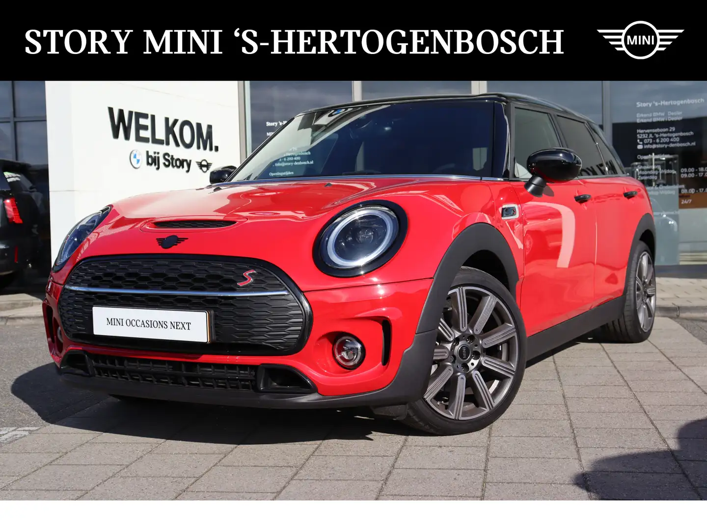 MINI Cooper S Clubman Classic Automaat / Achteruitrijcamera / LED / Comf Rosso - 1