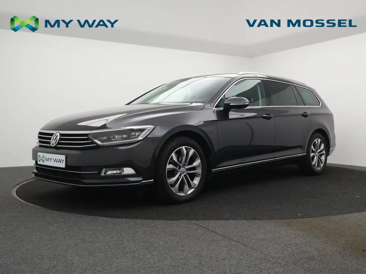 Volkswagen Passat Variant Passat Highline 1.4TSI 150pk *LEDER/ALCANTARA*FULL LED*NAVI*ZETELVERWARMING*CRUISE*PDC*... Grau - 1