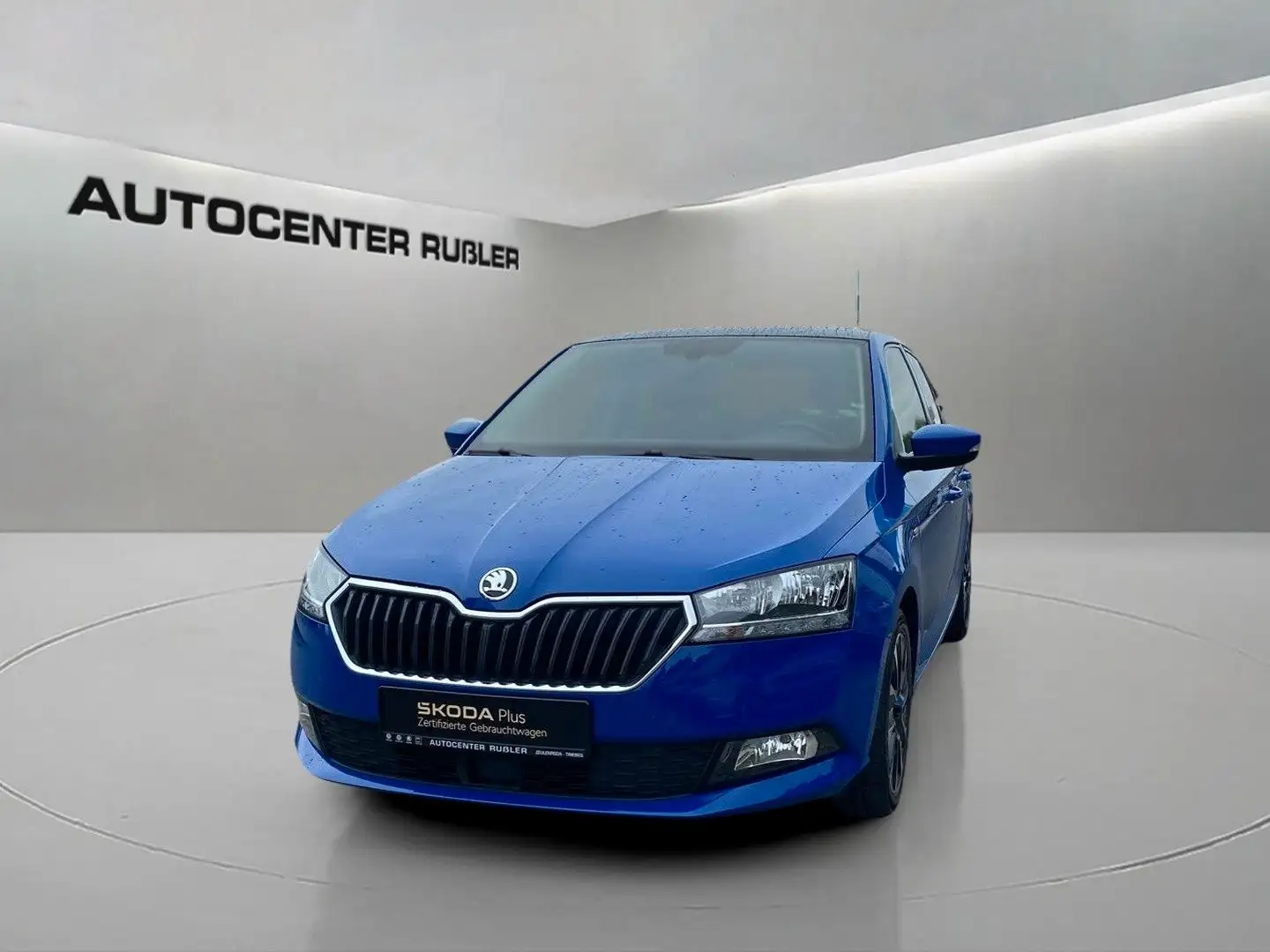 Skoda Fabia 1.0l TSI KLIMA, ACC, SMARTLINK, SHZ Bleu - 1