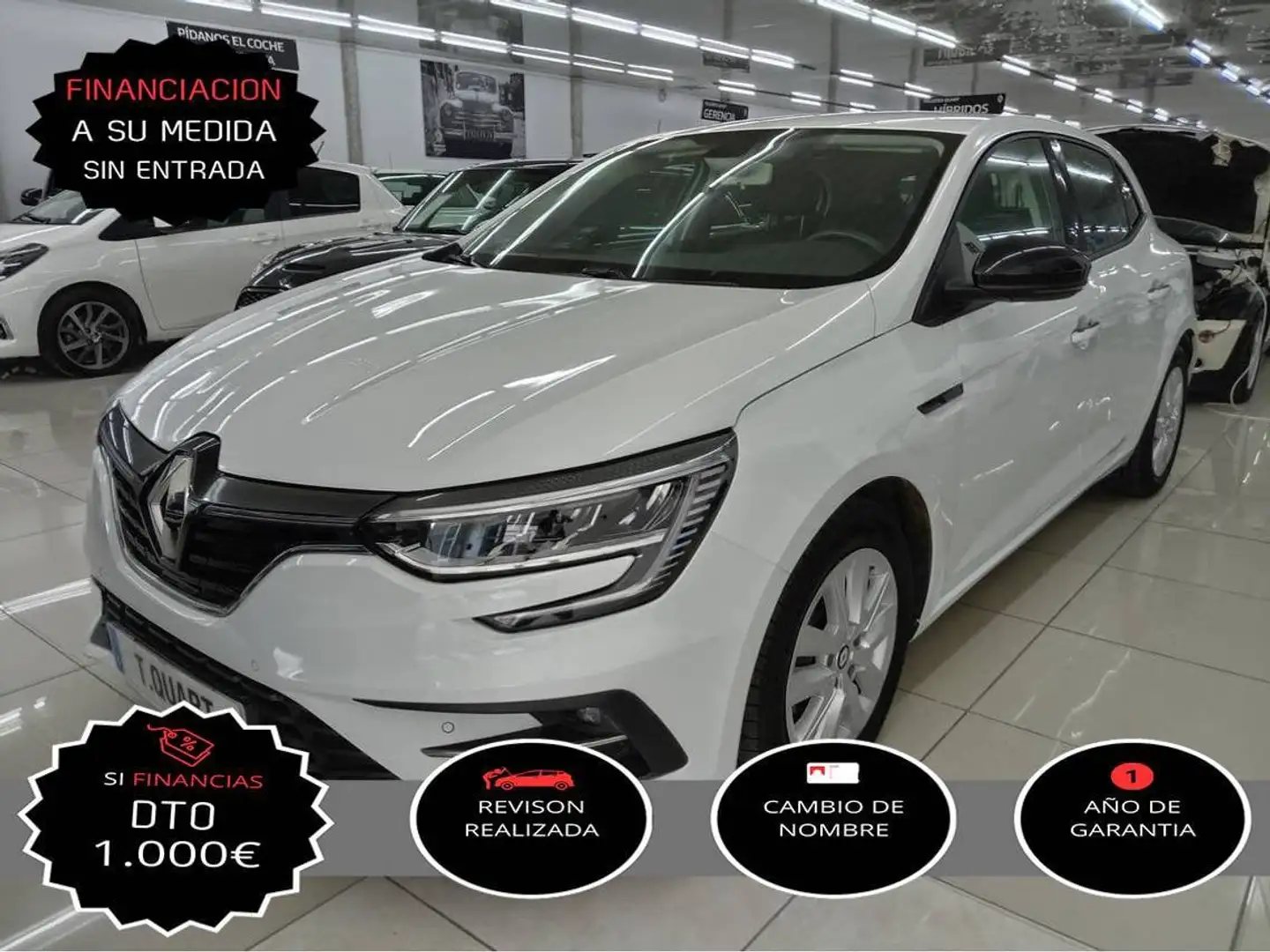 Renault Megane 1.5dCi Blue Equilibre EDC 85kW Blanc - 1