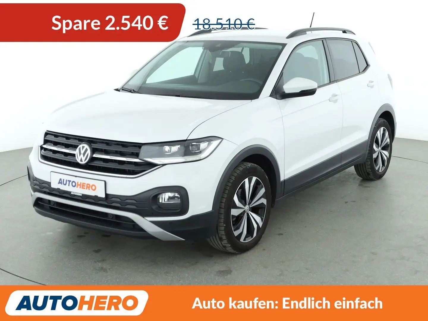 Volkswagen T-Cross 1.0 TSI Life*APP*LED*PDC*SHZ*KLIMA* Weiß - 1