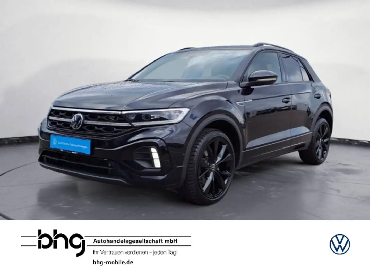 Volkswagen T-Roc 1.5 TSI DSG R-Line IQ.Drive AHK Pano DCC Schwarz - 1