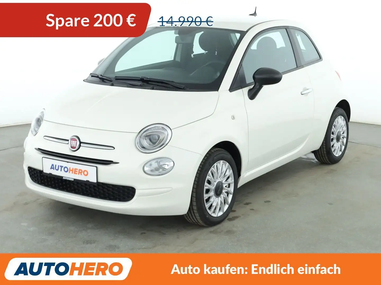 Fiat 500 1.0 Mild-Hybrid Dolcevita*NAV*TEMPO*PDC*BT* Blanc - 1
