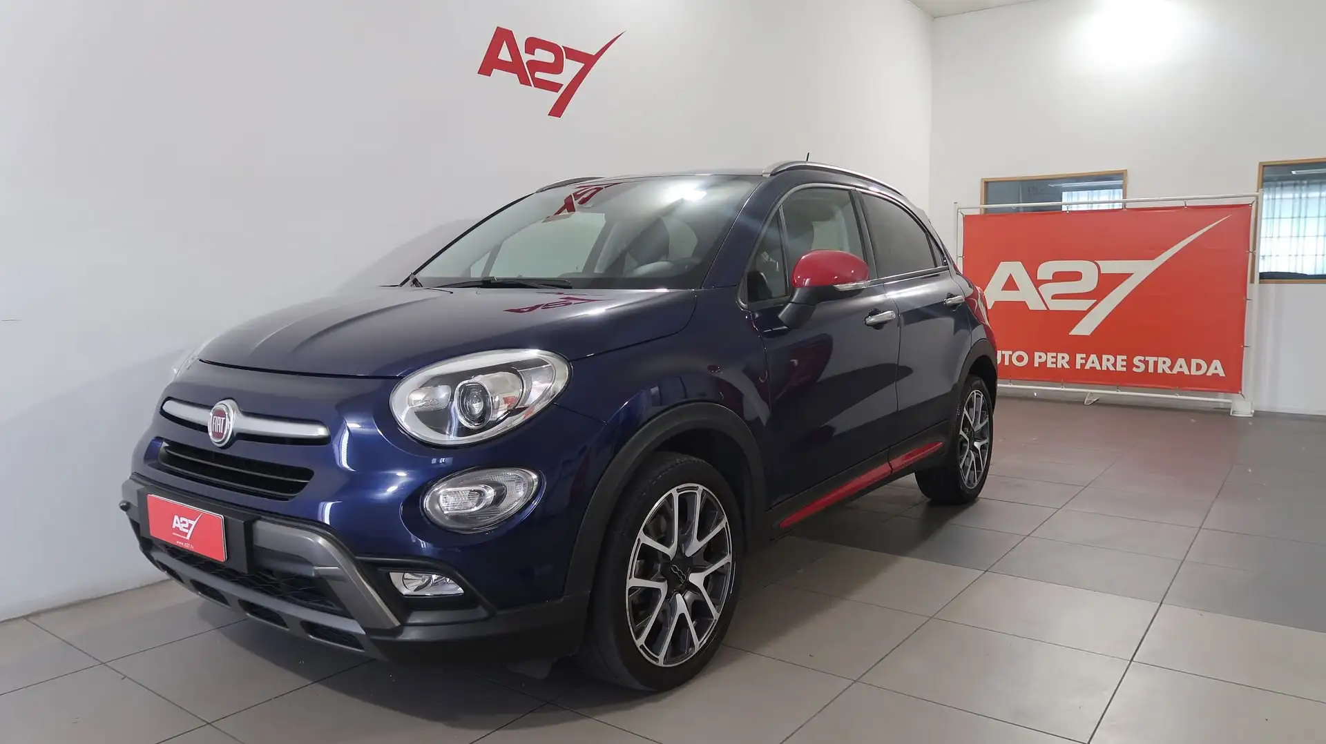 Fiat 500X 1.6 MultiJet 120 CV DCT Cross #RETRO CAMERA#CARPL Kék - 1