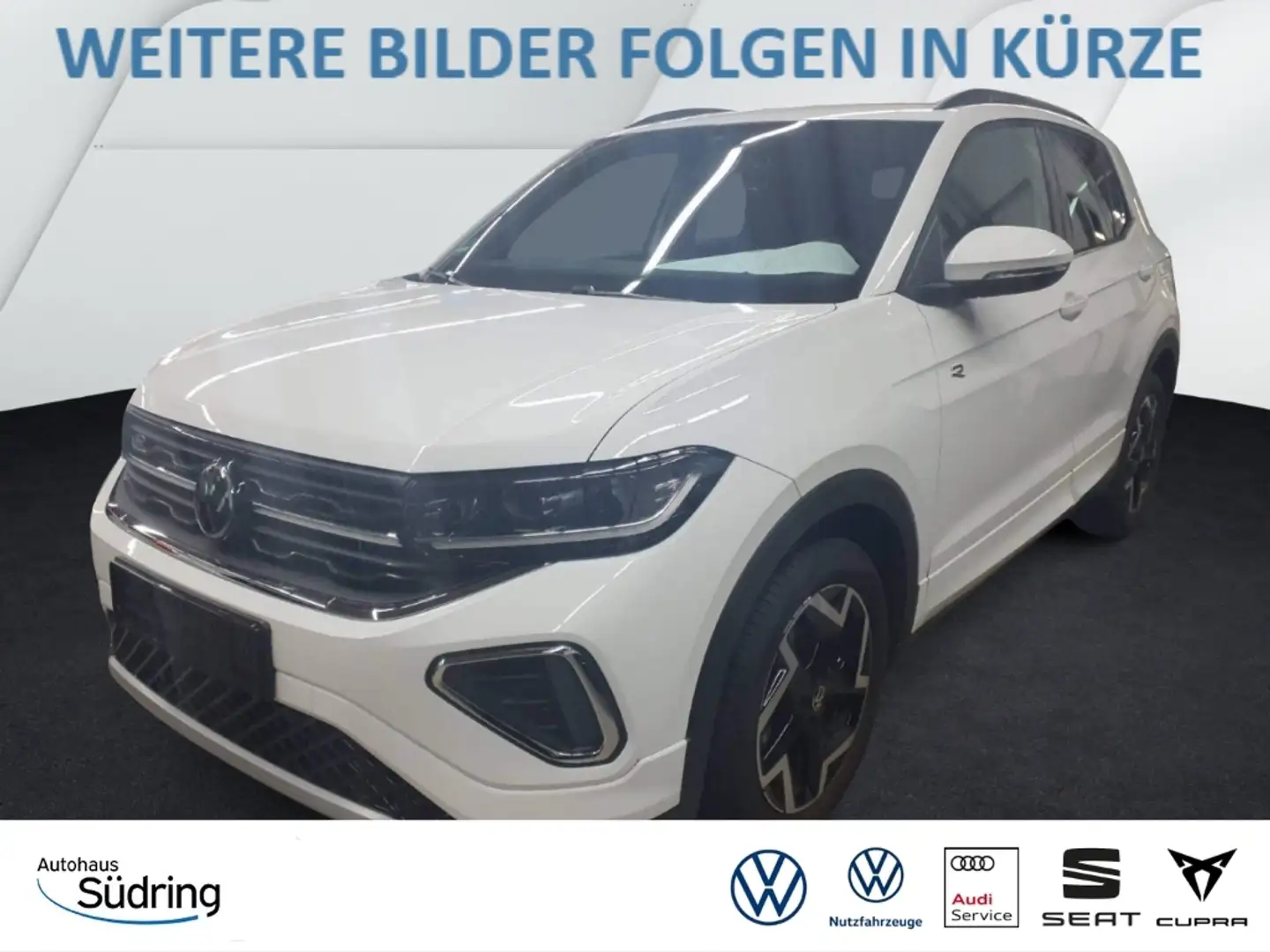 Volkswagen T-Cross 1,5 TSI R-Line DSG AHK Navi IQ.Light Rfk. Weiß - 1