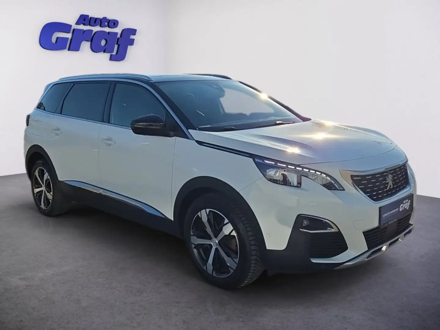 Peugeot 5008 1,5 BlueHDI 130 S&S EAT8 GT-Line Aut. Weiß - 2