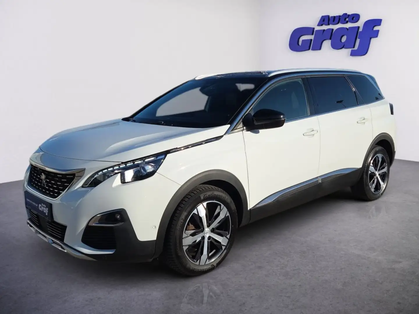 Peugeot 5008 1,5 BlueHDI 130 S&S EAT8 GT-Line Aut. Weiß - 1