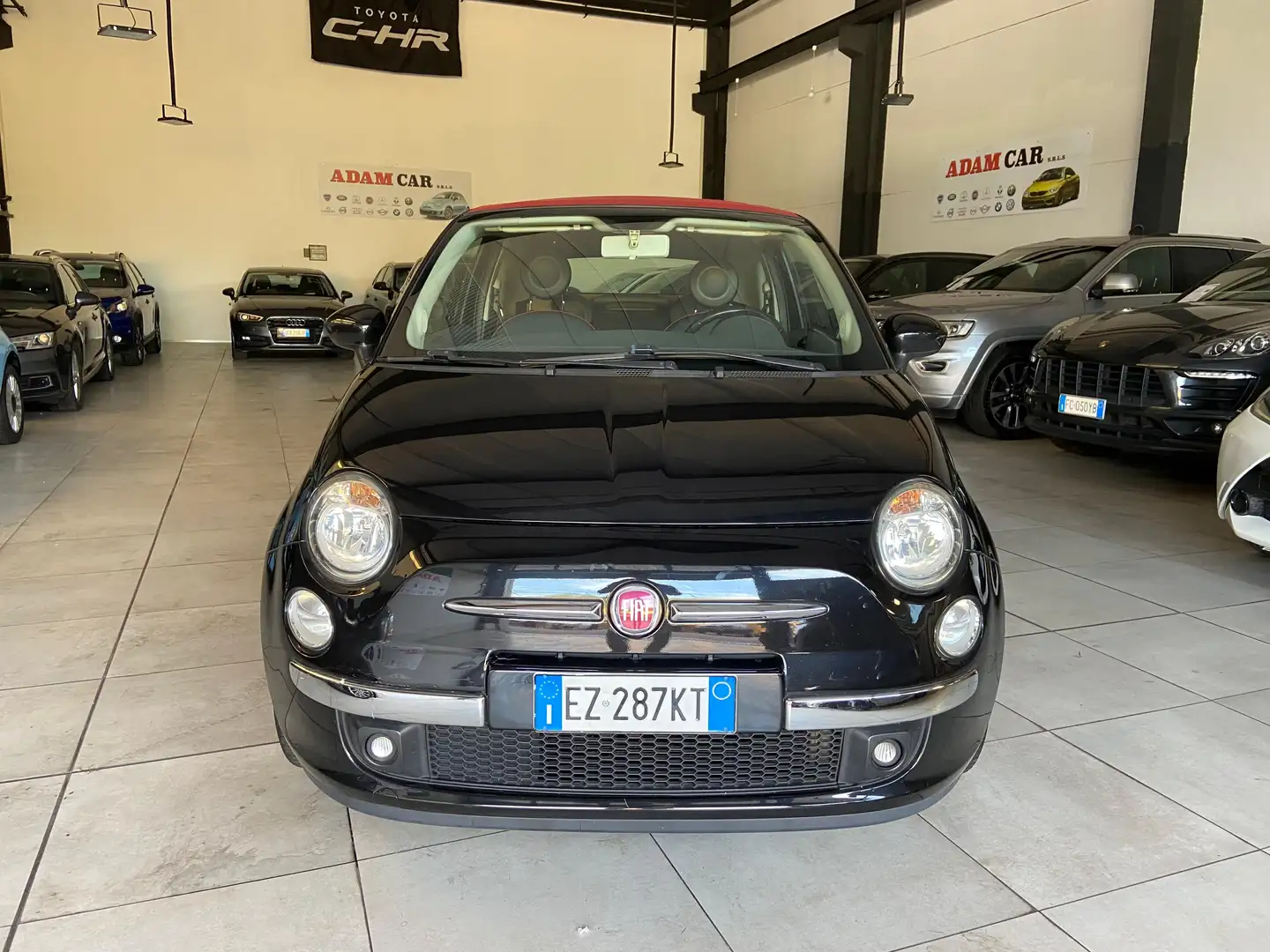 Fiat 500C 500C 1.2 Lounge 69cv my14 Cabrio NEOPATENTATI Nero - 1