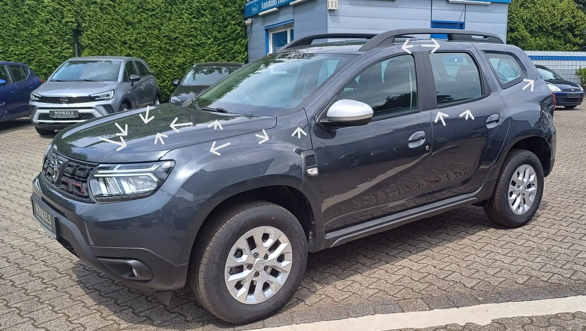 Dacia Duster Comfort-Klima-Navi-Sitzhg-Alu-PDC-DAB-1.Hd-Scheckh Gris - 1