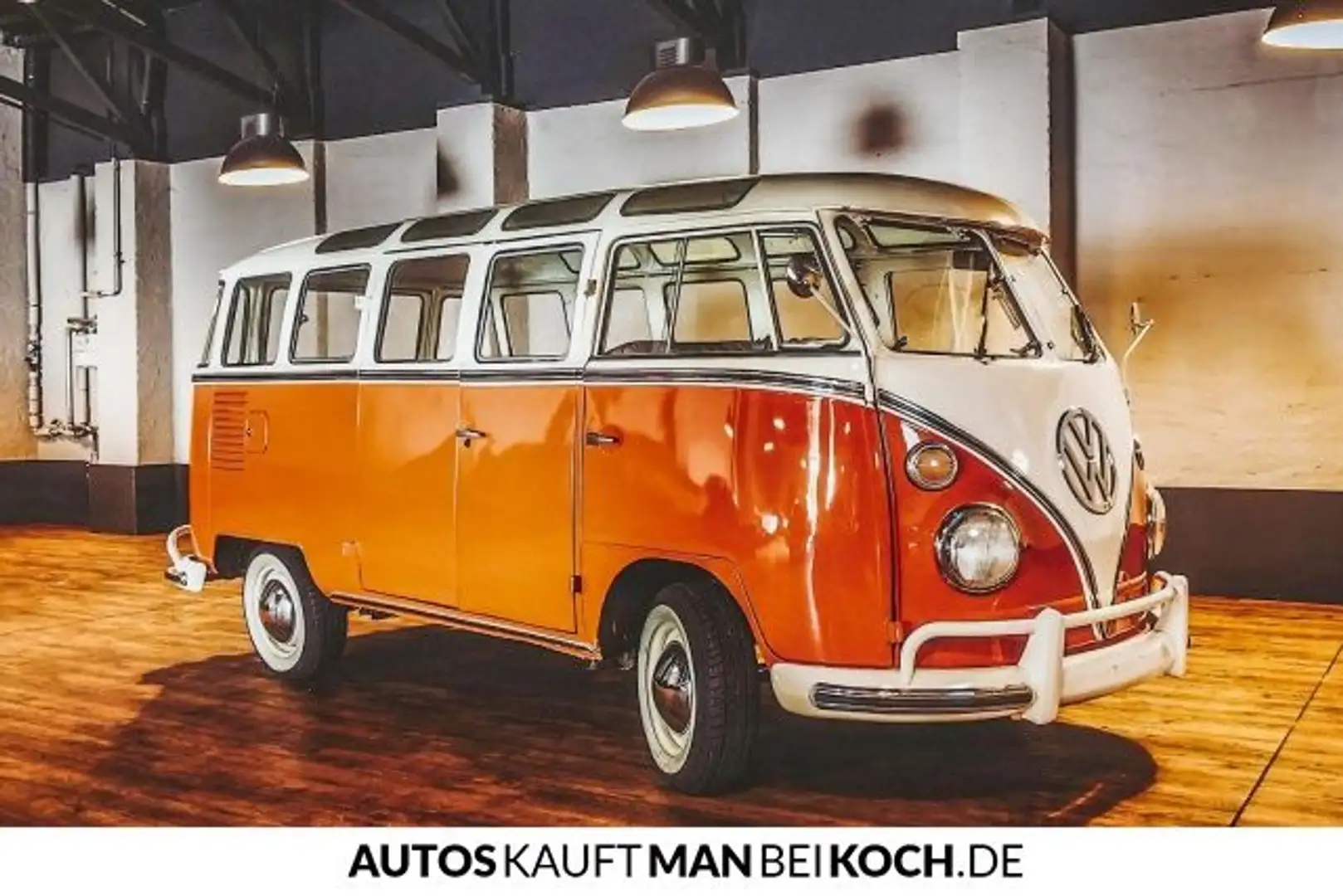 Volkswagen T1 - Jetzt 5% Frühjahres Nachlass - VW  Samba 23 Pomarańczowy - 1
