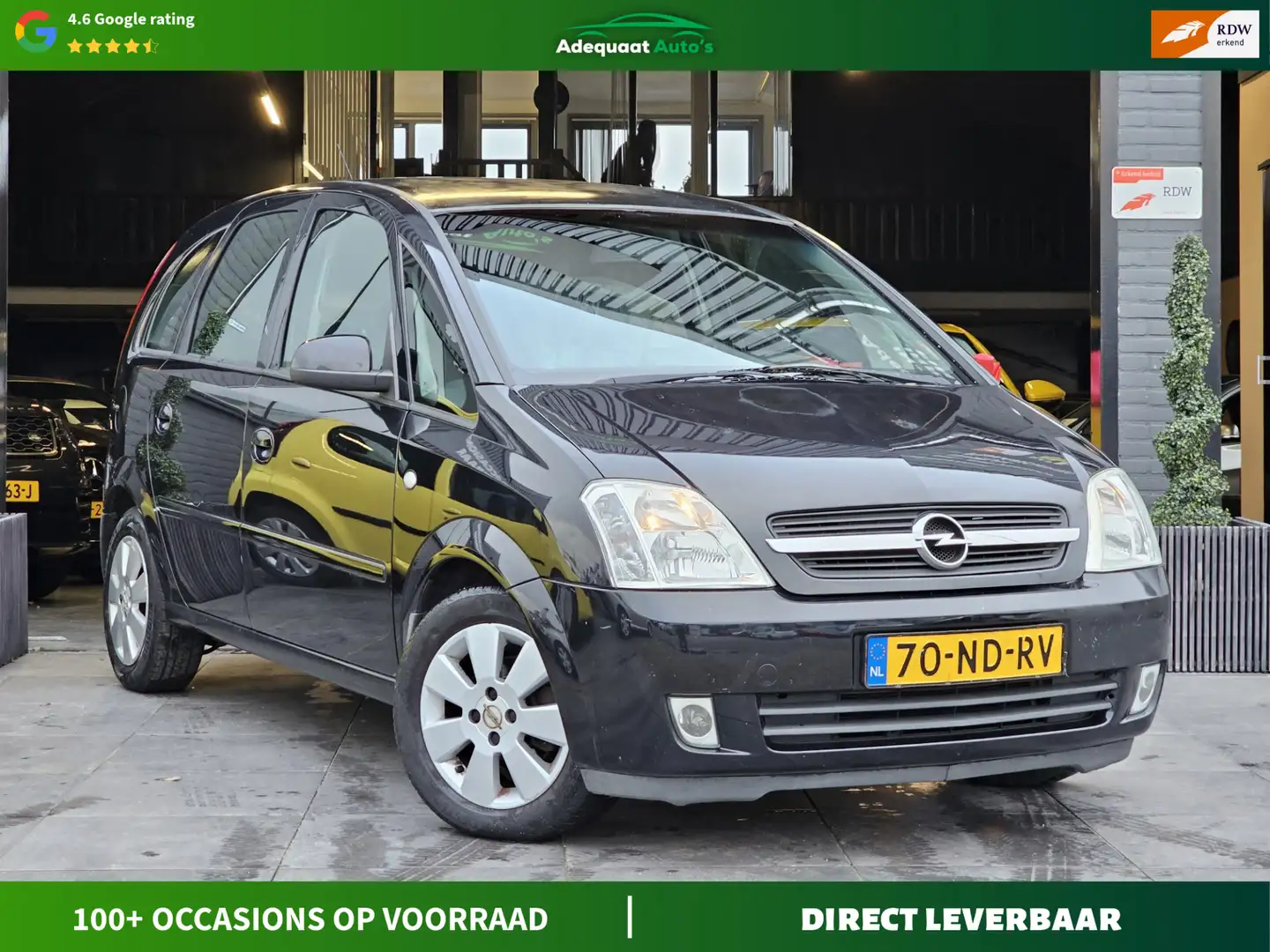 Opel Meriva 1.6 Cosmo|NAP|Airco|Elektrische Ramen|APK Schwarz - 1