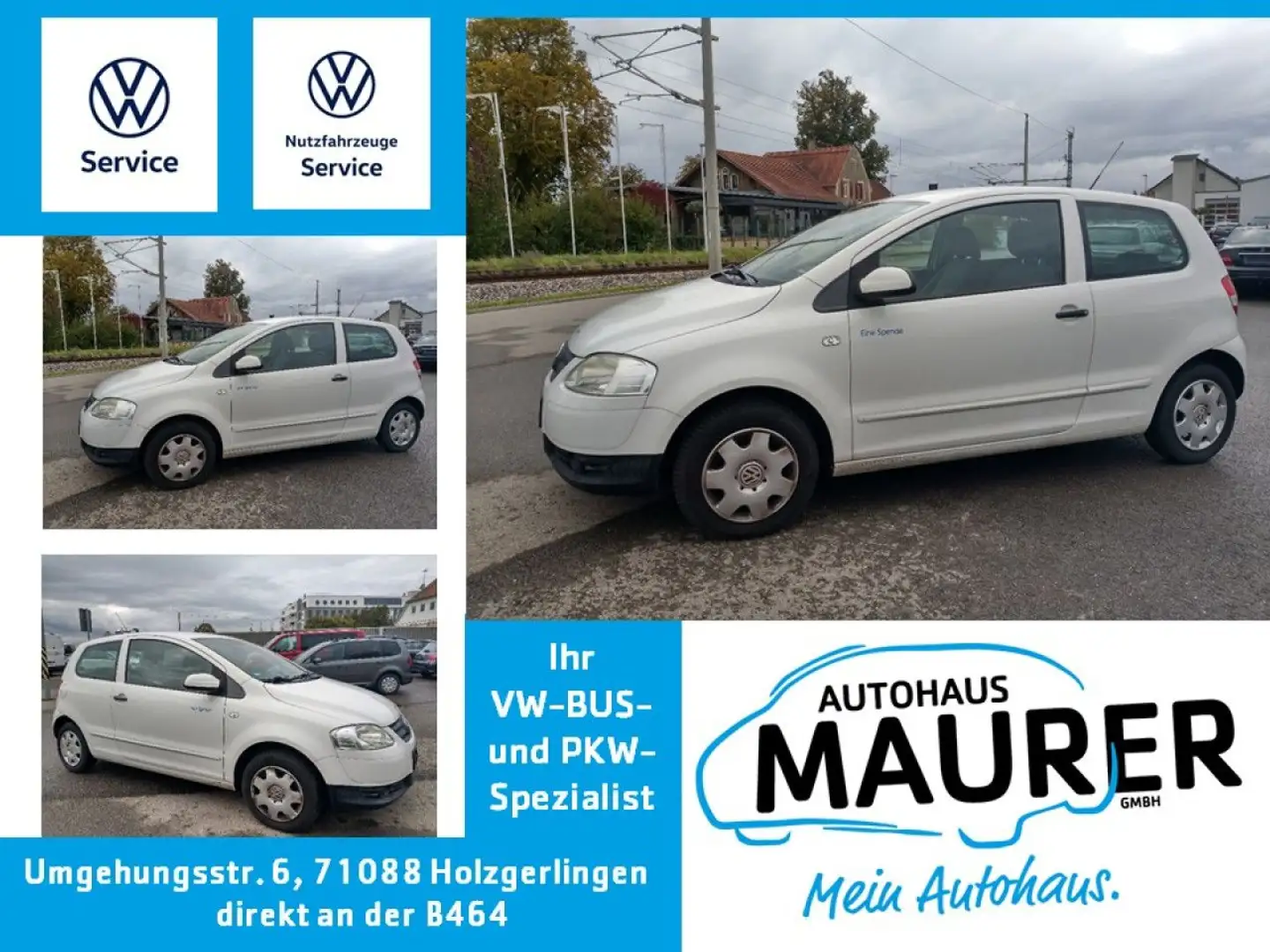 Volkswagen Fox 1,2 Klimaanlage Radio ISOFIX Weiß - 1