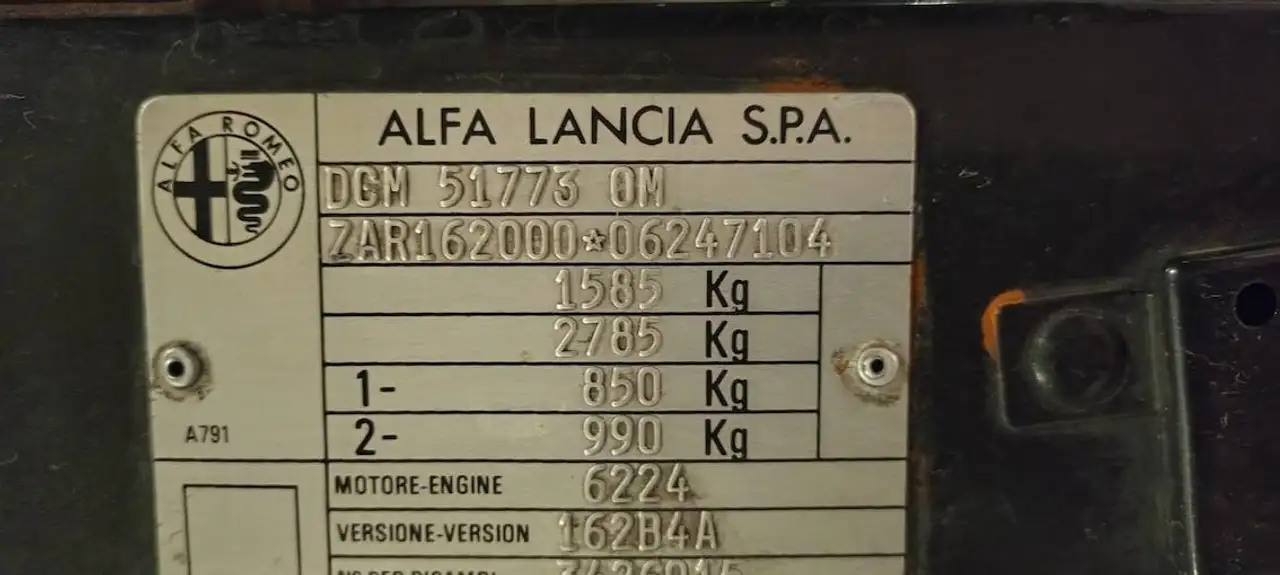 Alfa Romeo 75 2.0i ts ASN, foto 9