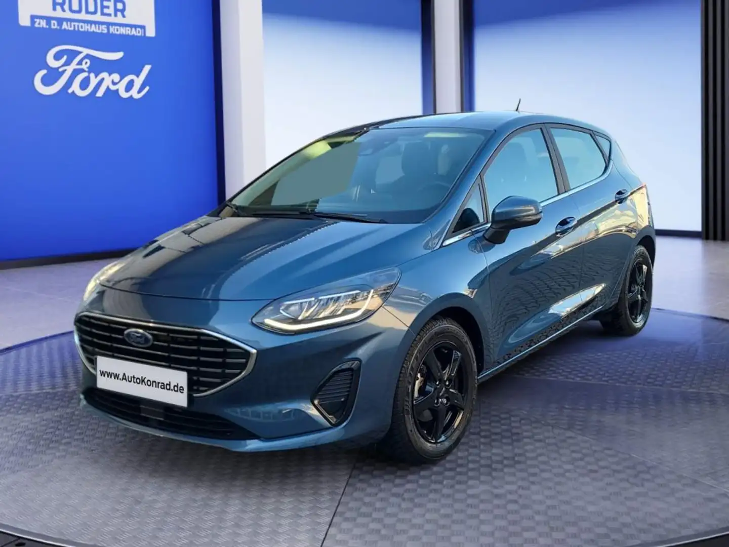 Ford Fiesta Fiesta 1.0 Aut. TITANIUM *AHK*ACC*LED*KomfPk* Bleu - 1