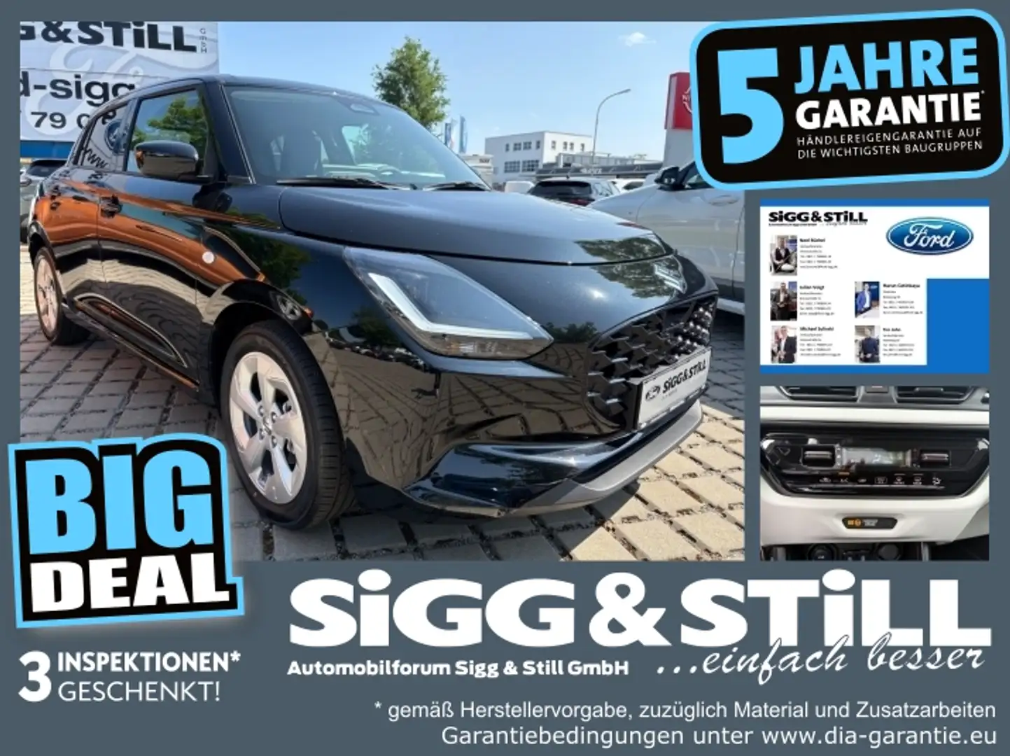 Suzuki Swift 1.2 Dualjet HYBRID Comfort LED*ACC*NAV*SHZ*CAM Czarny - 1