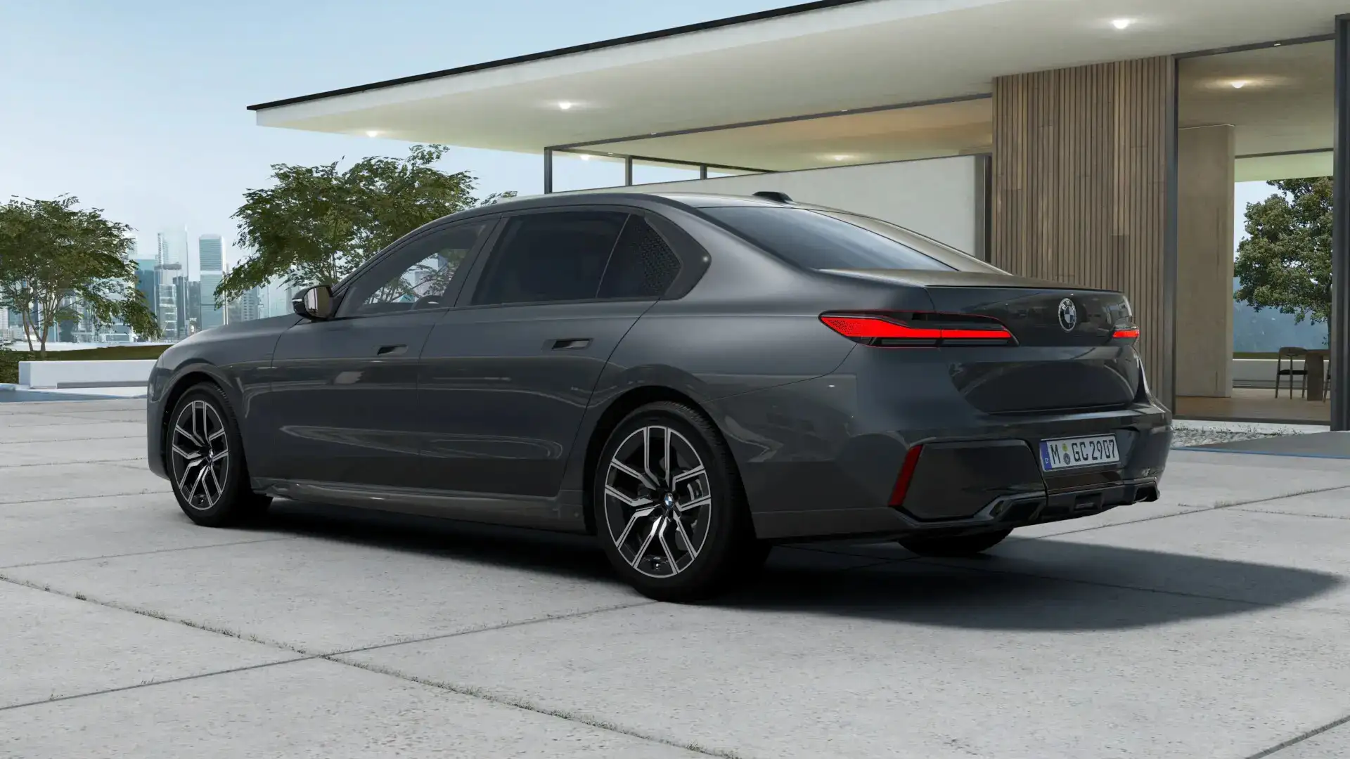 BMW 750 7 Serie 750e xDrive High Executive M Sport Automaa Gris - 2