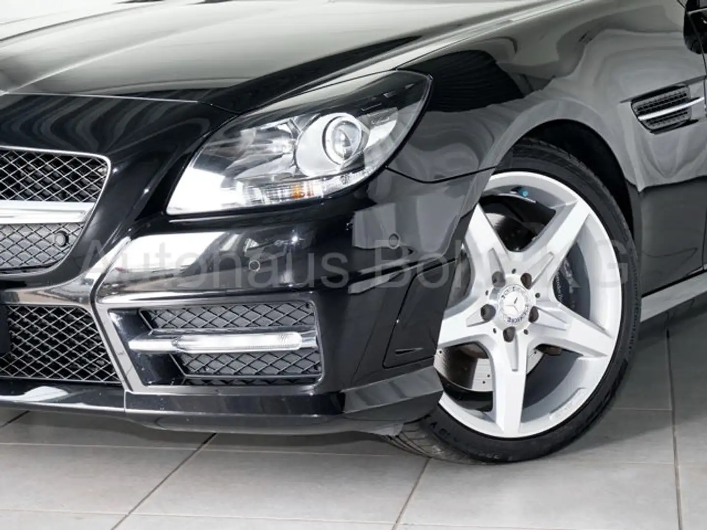 Mercedes-Benz SLK 200 BE AMG Line Klima ASC Leder Noir - 2