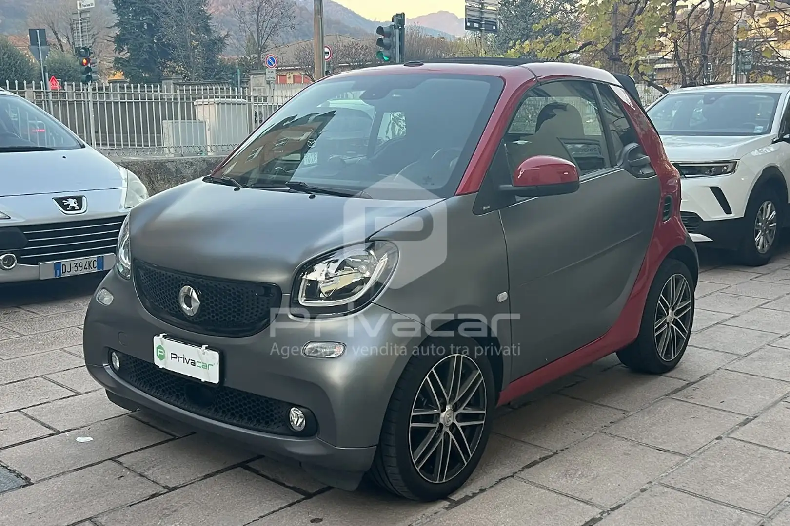 smart forTwo fortwo electric drive cabrio Prime Argento - 1