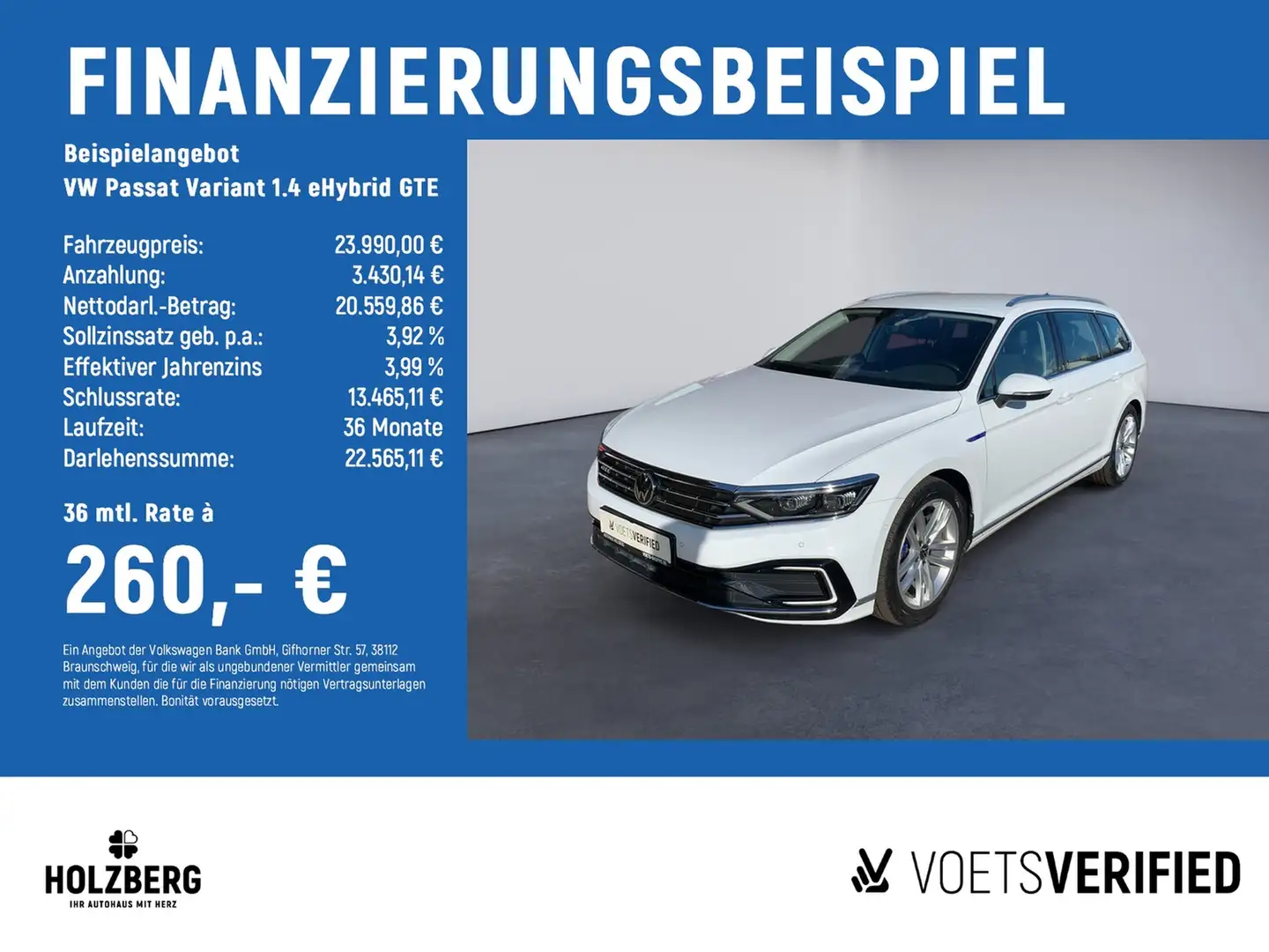 Volkswagen Passat Variant 1.4 eHybrid GTE MATRIX+AHK+RFK Blanco - 2