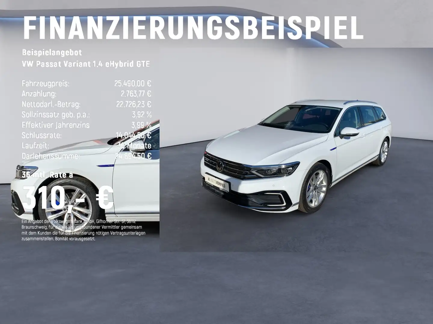 Volkswagen Passat Variant 1.4 eHybrid GTE MATRIX+AHK+RFK Weiß - 2