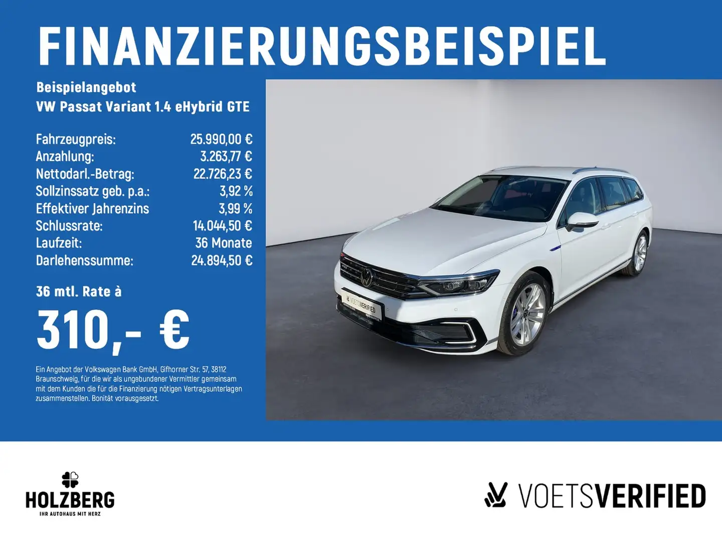 Volkswagen Passat Variant 1.4 eHybrid GTE MATRIX+AHK+RFK Blanco - 2