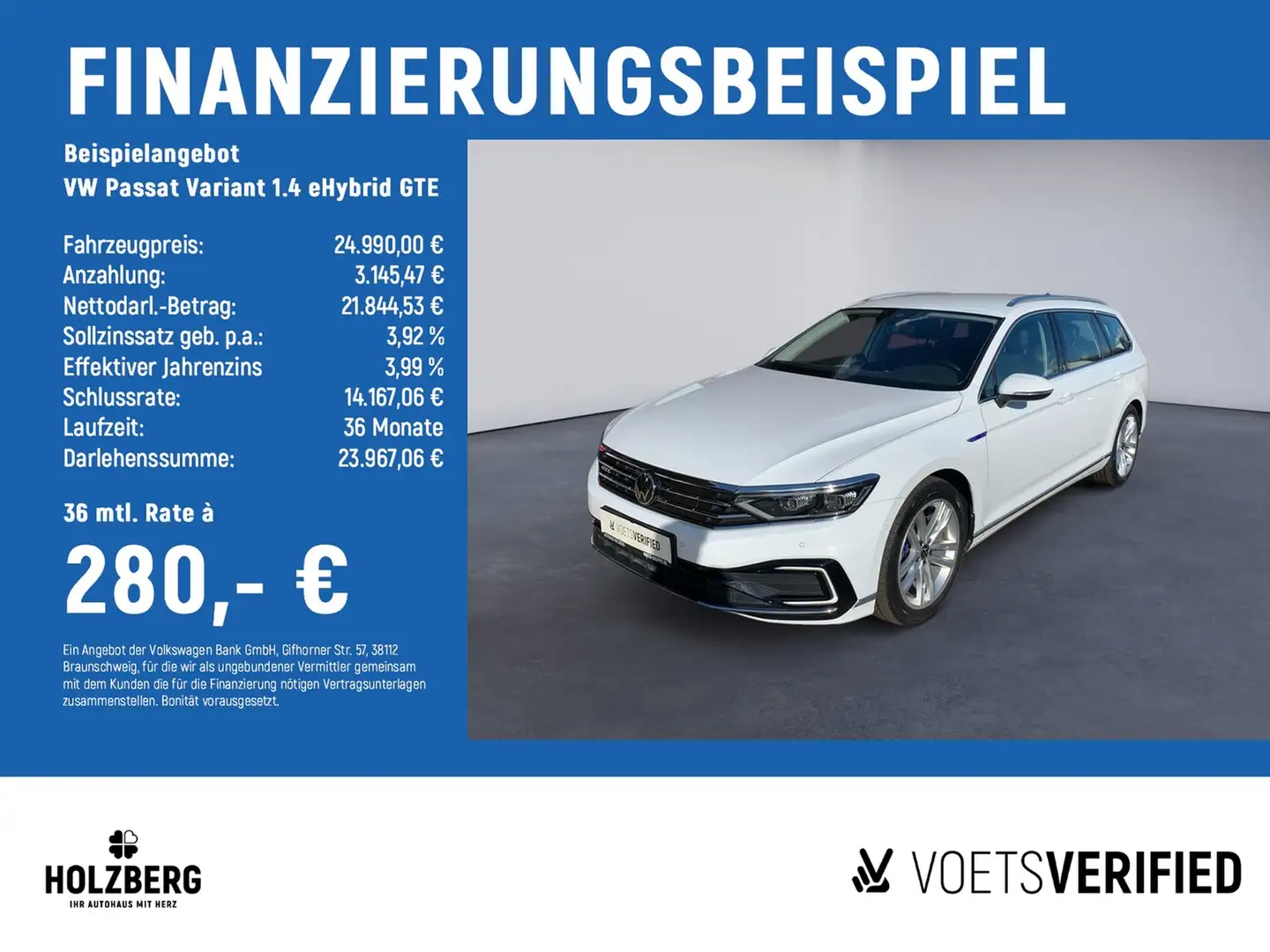 Volkswagen Passat Variant 1.4 eHybrid GTE MATRIX+AHK+RFK Weiß - 2