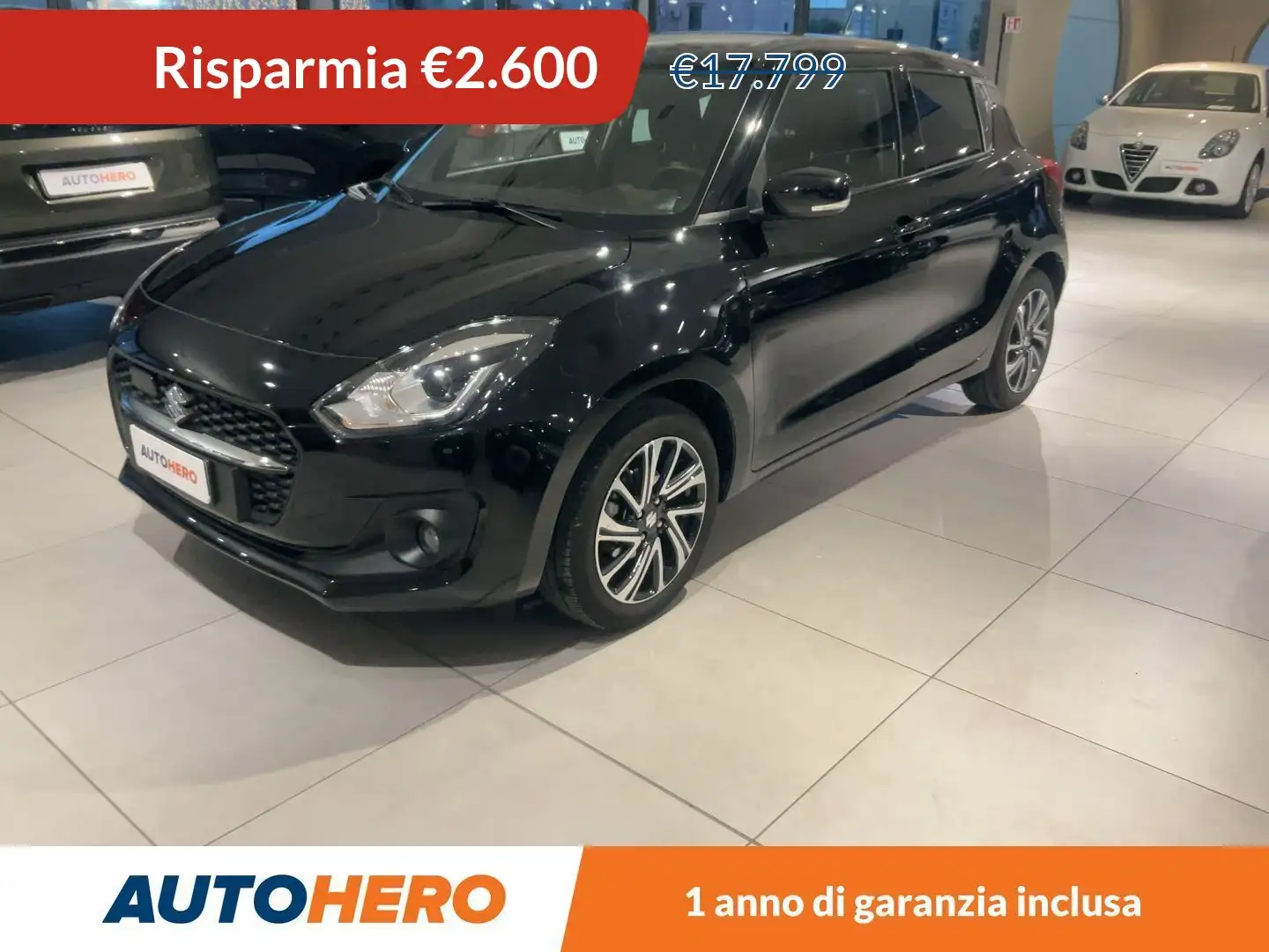 Suzuki Swift 1.2 DualJet Mild-Hybrid Top MHEV Nero - 1