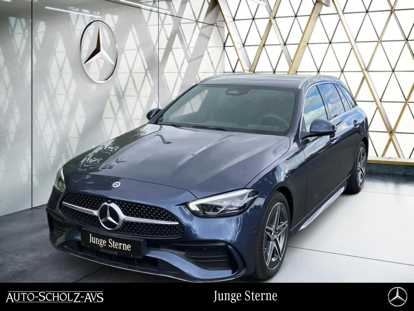 Mercedes-Benz C 220 d T AMG AHK*Kamera*Easy-Pack*Guard*LEDhigh Blau - 1