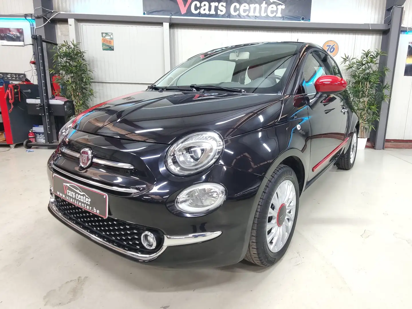 Fiat 500 1.2i Série"Rosso Amore", 37.000Km,1er Propr.!!! Fekete - 1