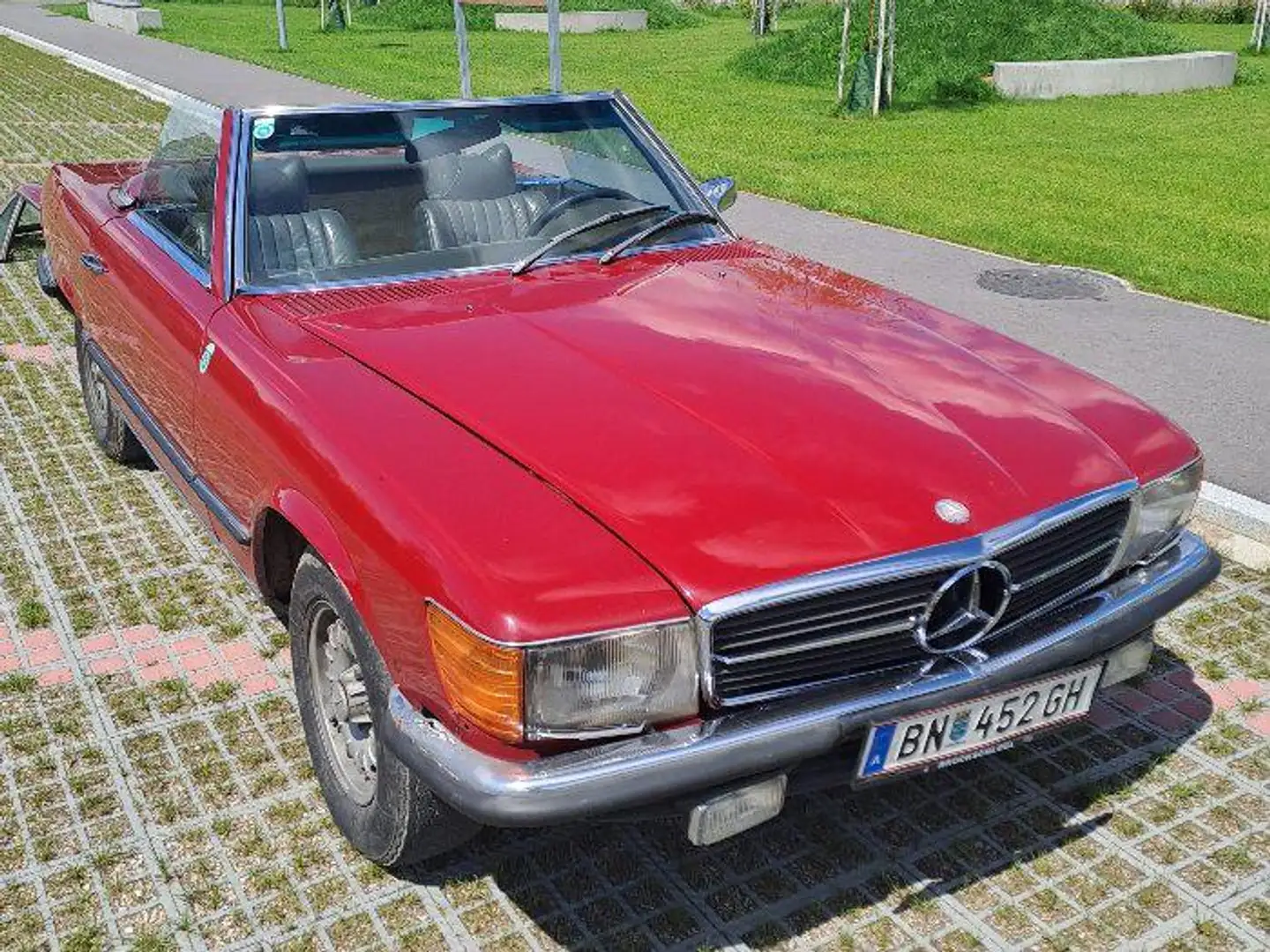 Mercedes-Benz SL 450 Cabrio Rood - 2