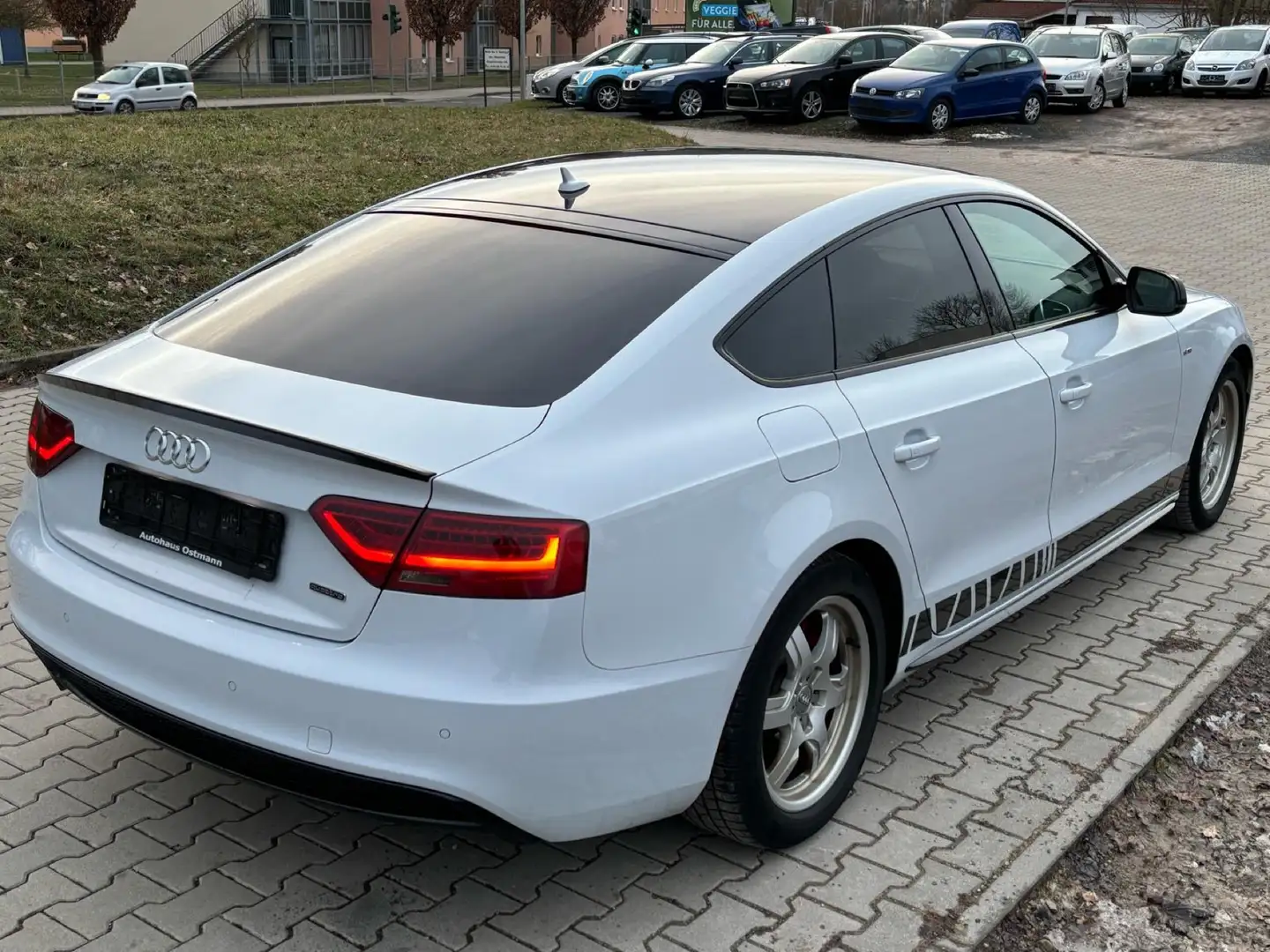 Audi A5 2.0 TDI Sportback quattro DPF S tronic Weiß - 2