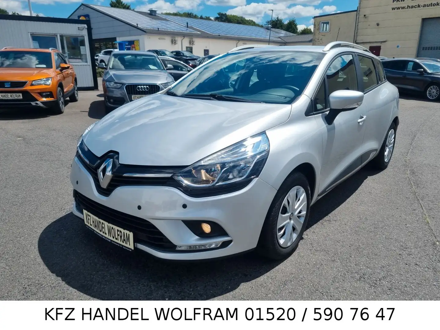 Renault Clio IV 1.5 dCi 90PS NUR 55.000KM, NUR 1 Halter. Argento - 1