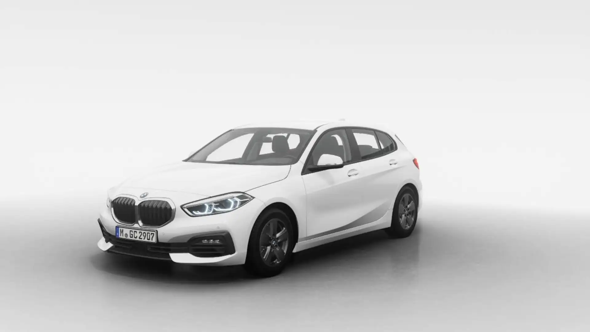 BMW 118 i Advantage LED Tempo DAB SpurAss PDC SitzHz Weiß - 1