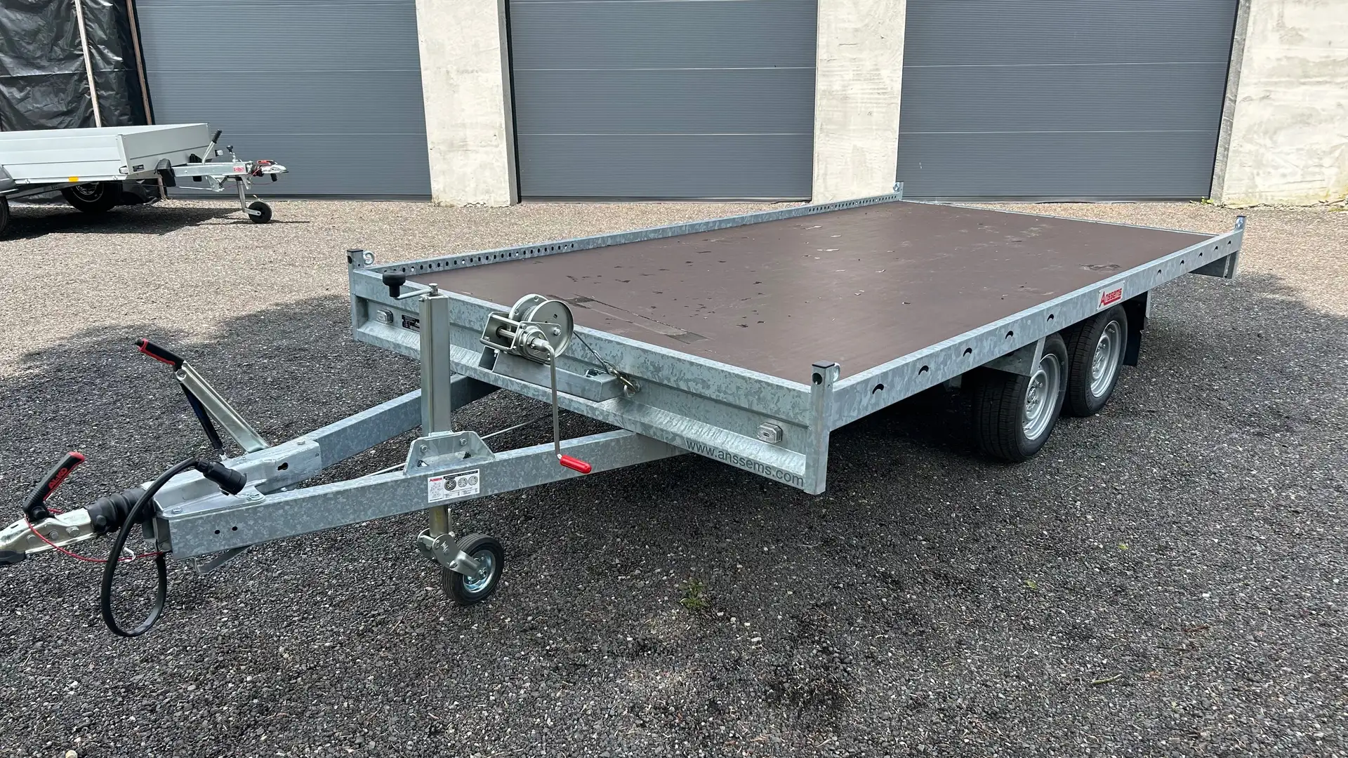 Anssems MSX 2700  405x203 Holz-Boden Stahl Auffahrschienen - 1