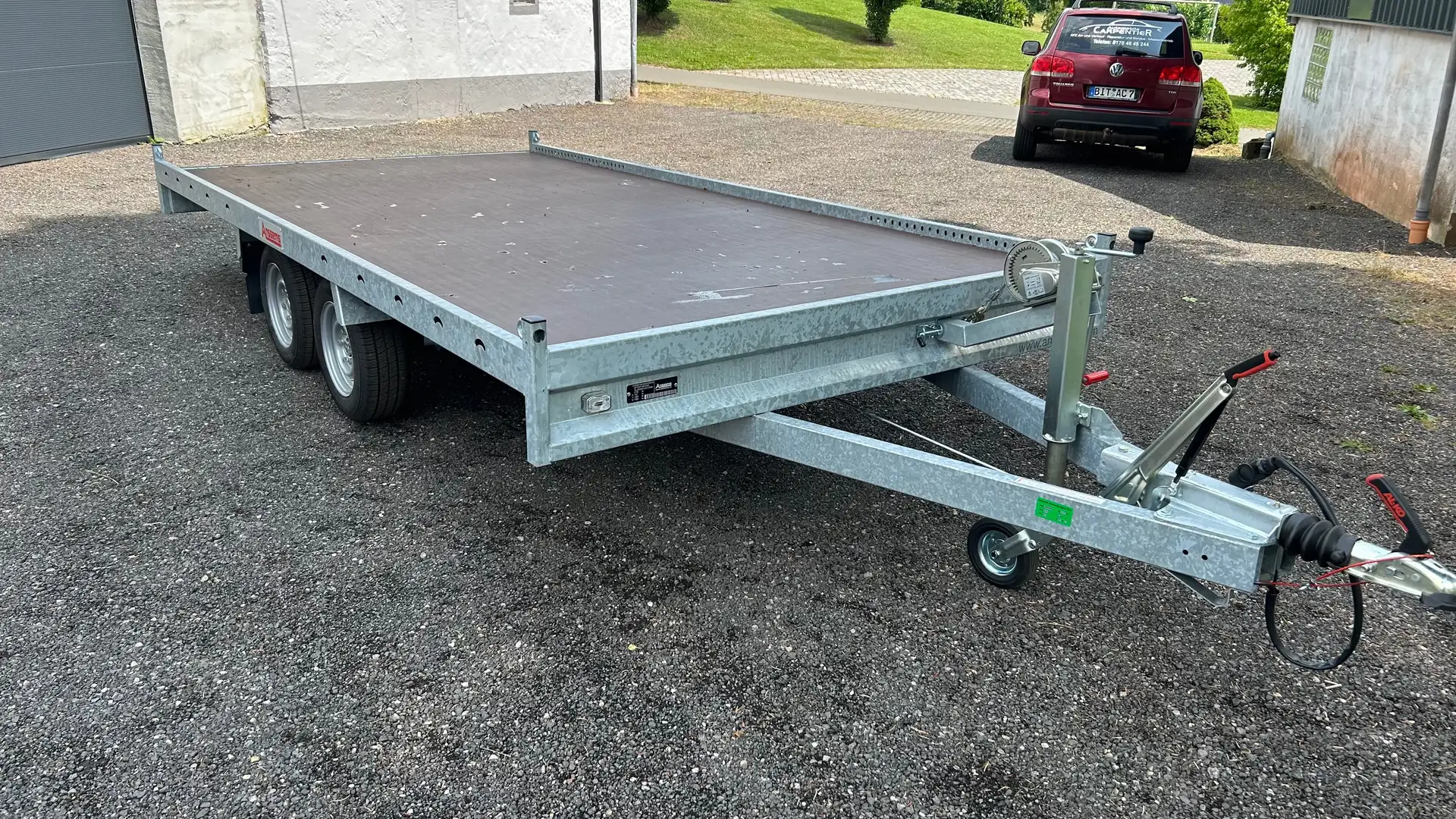 Anssems MSX 2700  405x203 Holz-Boden Stahl Auffahrschienen - 2