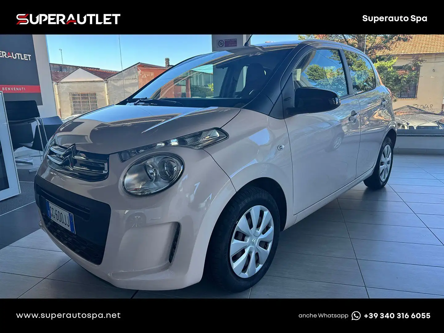 Citroen C1 5 Porte 1.0 VTi 72cv Feel S&S Blanc - 1