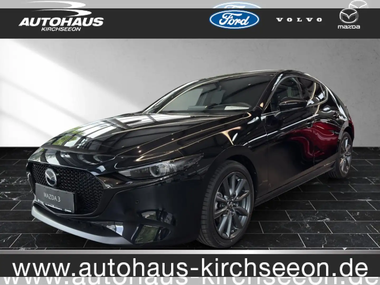 Mazda 3 e-SKYACTIV-G 150 M HYBRID EXCLUSIVE-LINE Schwarz - 1