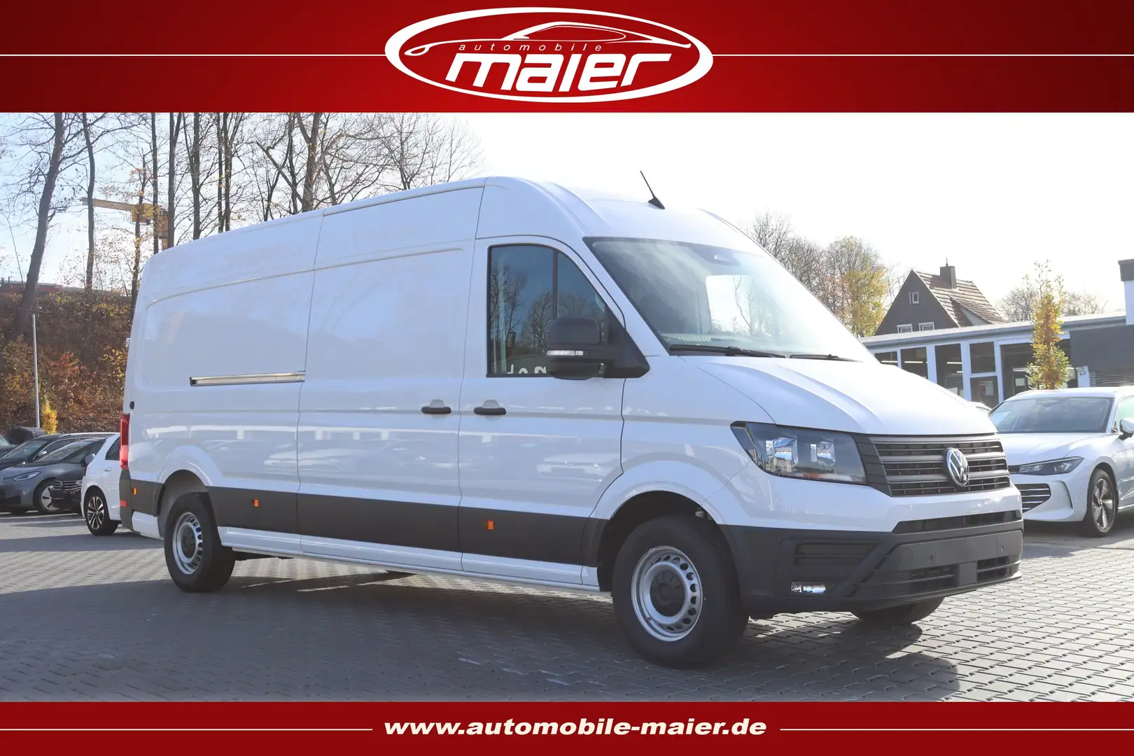 Volkswagen Crafter 2.0 TDI Kasten 35 lang Hochdach 3 Sitzer Weiß - 1