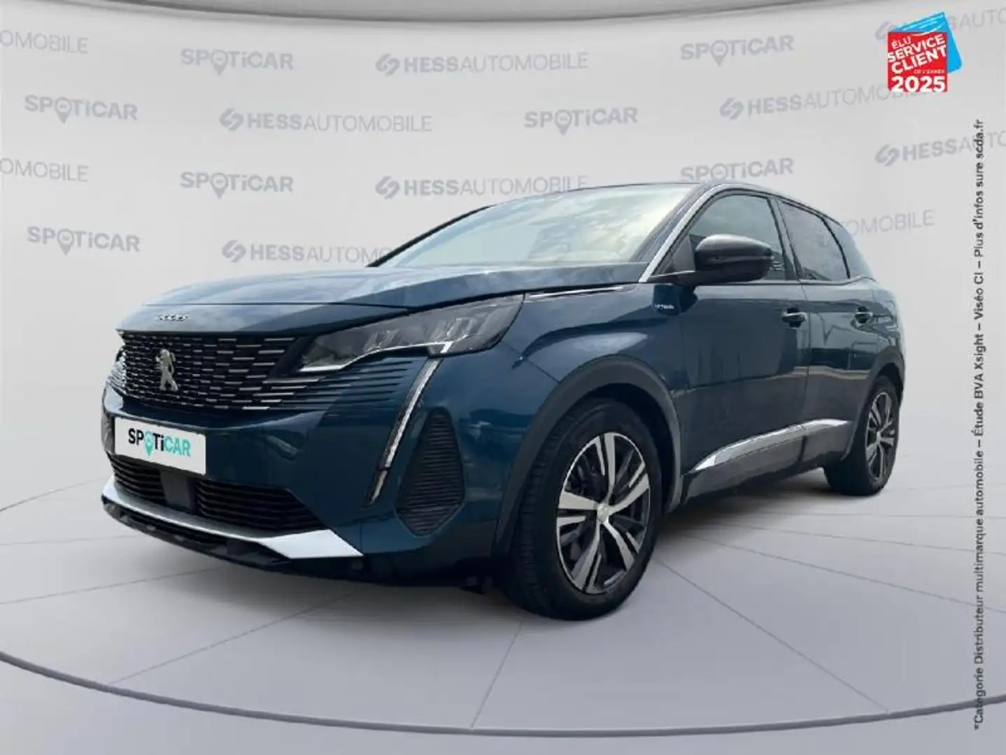 Peugeot 3008 HYBRID 225ch Allure Pack e-EAT8 Bleu - 1