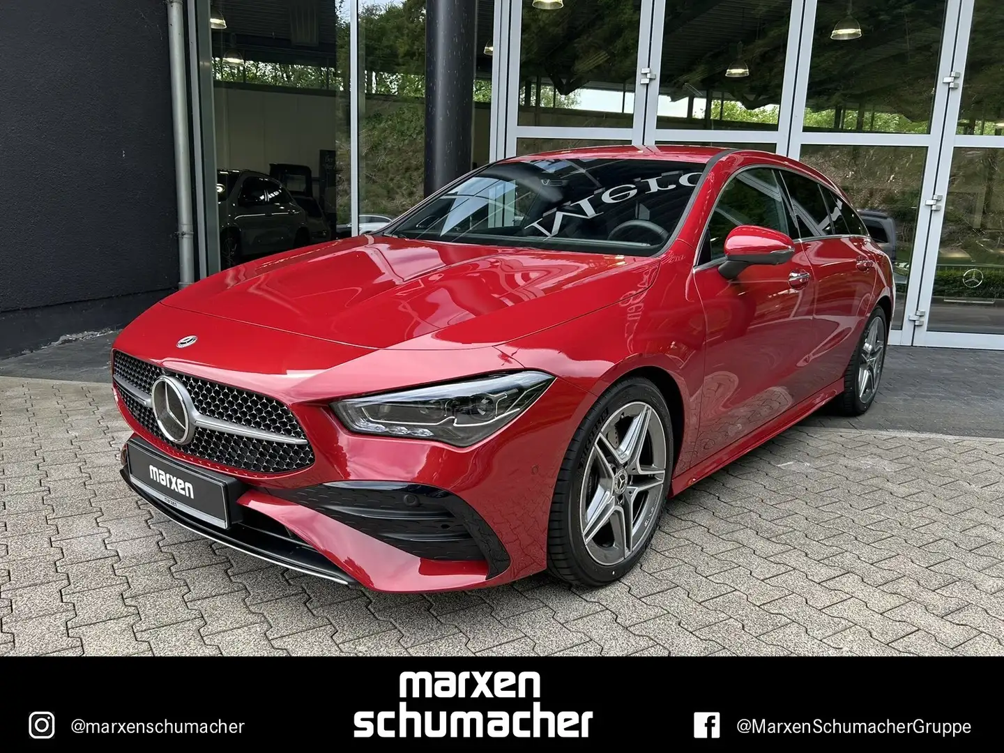Mercedes-Benz CLA 220 CLA 220 d SB AMG Premium Burm+360°+Memory+Distro Rojo - 1